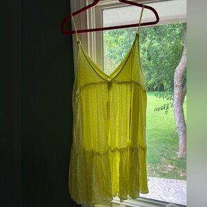 NWT Yellow Flowy Dress
